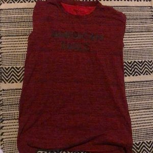 Red and black American Eagle shirt